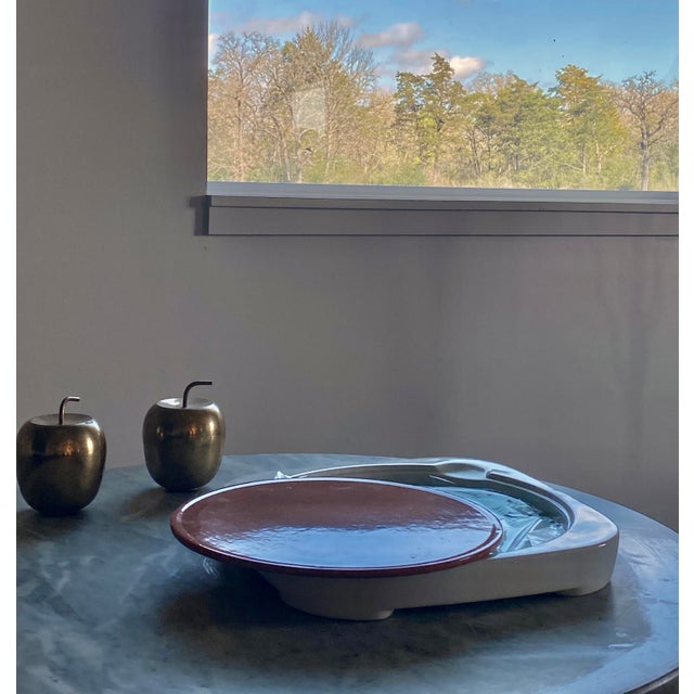 Michael Graves Michael Graves Ceramic Chilled Food Serving Dish, Post-Modern Design For Sale - Image 4 of 18