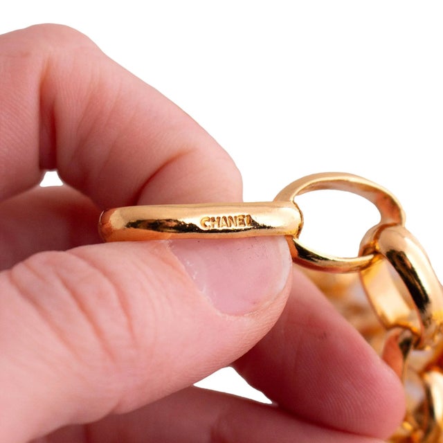 Late 20th Century Vintage Chanel Chain Belt For Sale - Image 5 of 5