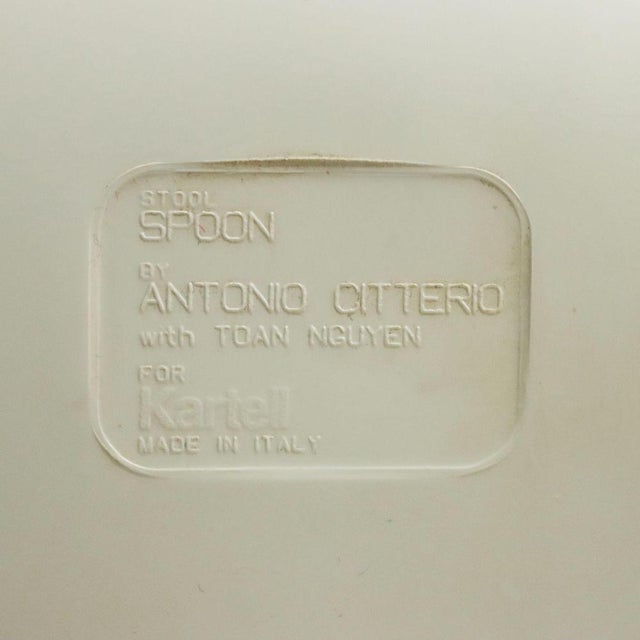 Spoon Stool attributed to Antonio Citterio for Kartell For Sale - Image 11 of 12