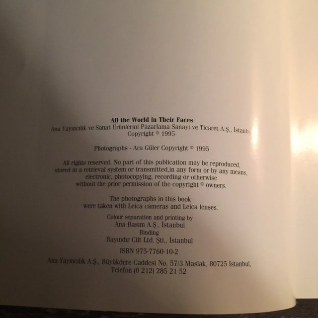 1990s ‘All the World in Their Faces’ by Ara Güler Photography Book For Sale In New York - Image 6 of 11