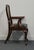 Wood Cresent Furniture Traditional Queen Anne Style Splat Back Dining Arm Chair For Sale - Image 7 of 8