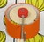 Orange Red Table Lamp, 1970s For Sale - Image 10 of 14