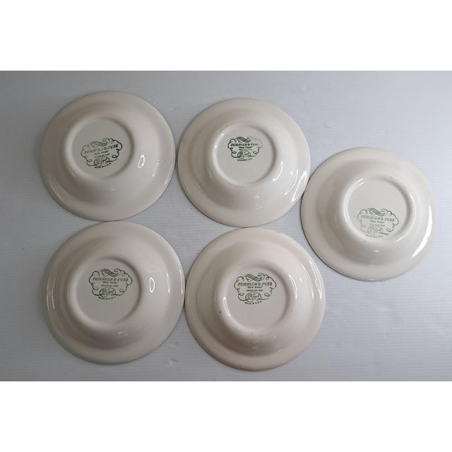 Currier & Ives Blue by Royal 8.5" Rimmed Cereal Soup Bowl Early Winter Set of 10 For Sale In West Palm - Image 6 of 13