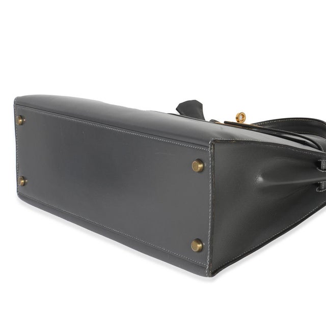 Animal Skin Ardoise Box Sellier Kelly 32 GHW For Sale - Image 7 of 9