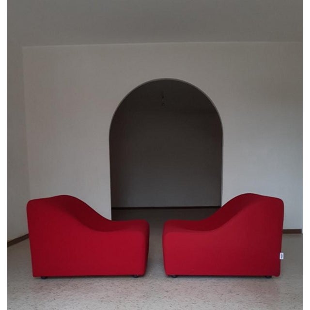 Chromatic Single-Piece Swivel Chair Set by Kwok Hoi Chan for Steiner 1980s, Set of 2 For Sale - Image 6 of 12