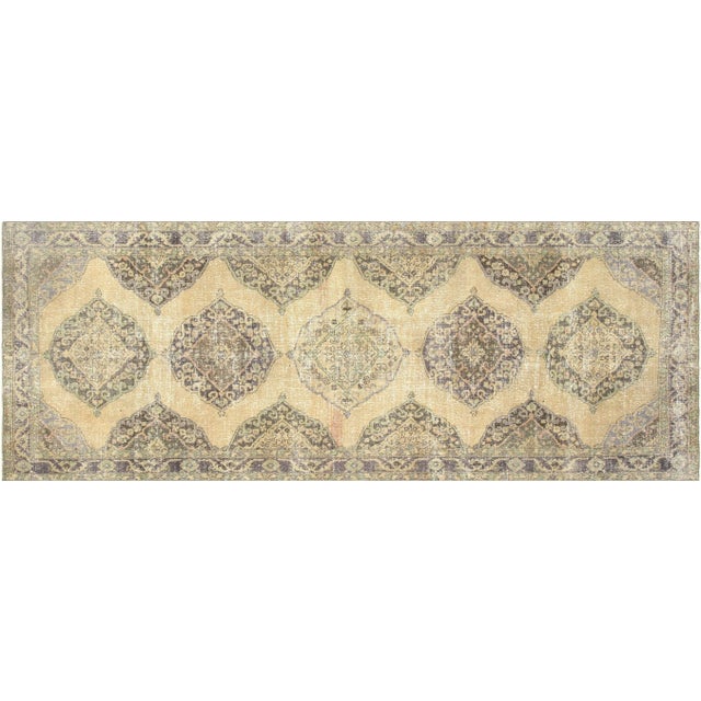 Textile 1960s Turkish Oushak Rug For Sale - Image 7 of 7