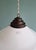 Philips Art Deco Phililite Series Pendant Light in White Opaline Glass from Philips, 1930s For Sale - Image 4 of 14