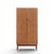 Kipp Stewart for Calvin Mid Century Walnut and Cane Front Cabinet Armoire This armoire measures: 25 wide x 17 deep x 50...