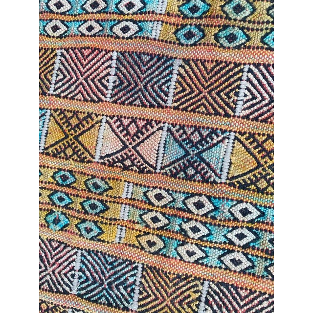 Vintage Tribal Moroccan Woven Rug, 1980s For Sale - Image 4 of 16