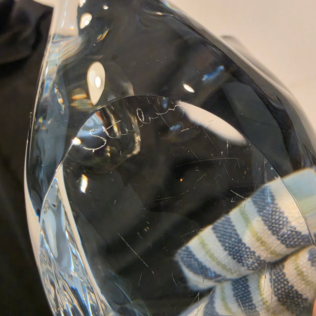 1980s Steuben Crystal Sea Otter Sculpture by James Houston For Sale - Image 13 of 17