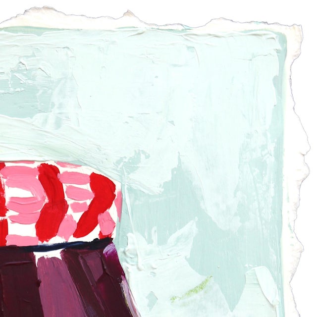 Arts & Crafts Jelly Time - Food Condiment Still Life Color Drenched Mixed Media Original Artwork by Kellie Newsome For Sale - Image 3 of 7