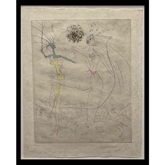 "Les Fesses Piquates" from the "La Venus aux Fourrures" (Venus in Furs) suite (The Piquant Buttocks) Original Hand Signed...