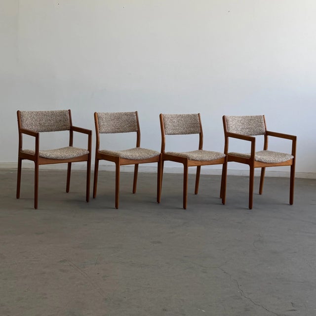 Vintage Danish Modern Dining Chairs - Set of 4 For Sale In Los Angeles - Image 6 of 13