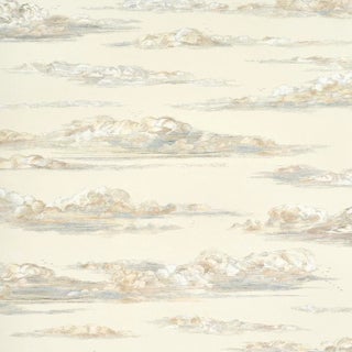 Schumacher X Johnson Hartig Mr. Darcy's Clouds Wallpaper In Pemberley For Sale