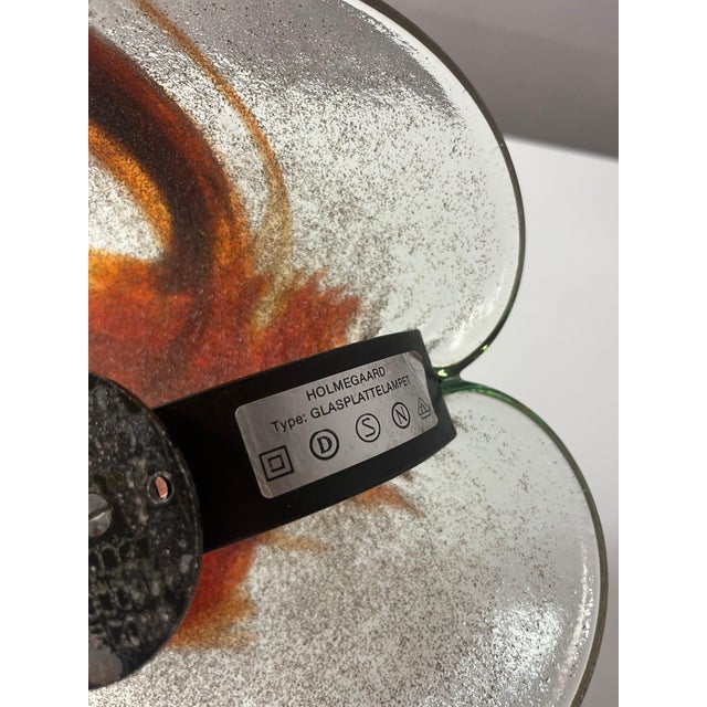 Holmegaard Wall Lamp in Reddish-Brown Glass by Per Lütken for Holmegaard For Sale - Image 4 of 11
