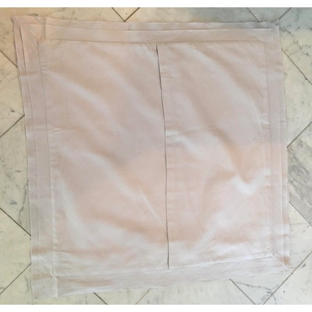 Textile Crate and Barrel Bianca Euro Pillow Shams New For Sale - Image 7 of 10