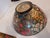 The photo frame measures 5" by 7" by .75" d..the photo area is 4.5" by 3". The large beautiful vintage hand painted bowl...