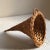 Farmhouse Vintage Cornucopia Basket For Sale - Image 3 of 12