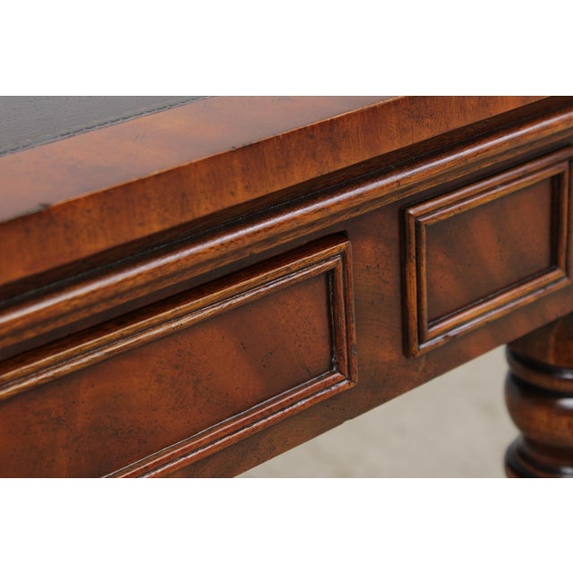 Maitland Smith Leather Top Game Table For Sale - Image 13 of 18