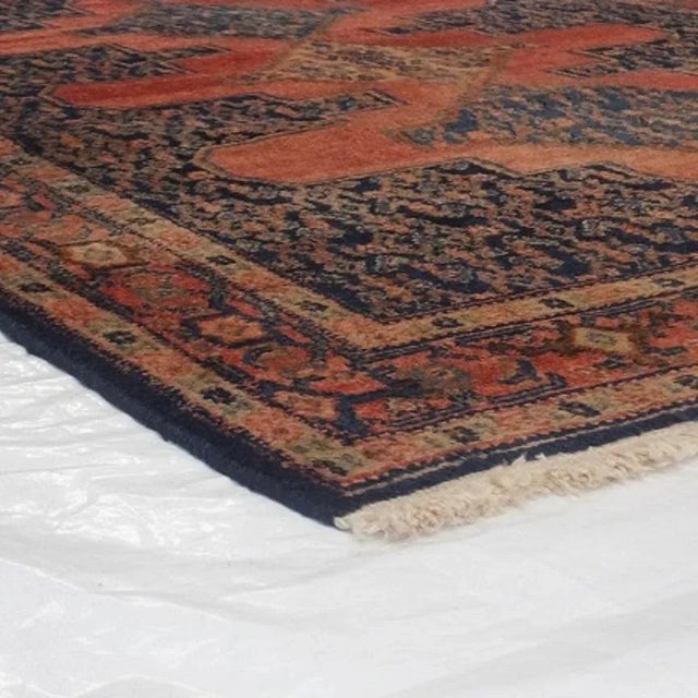 1970's Persian Senneh Rug , 5'3" X 3'10" For Sale In New York - Image 6 of 7