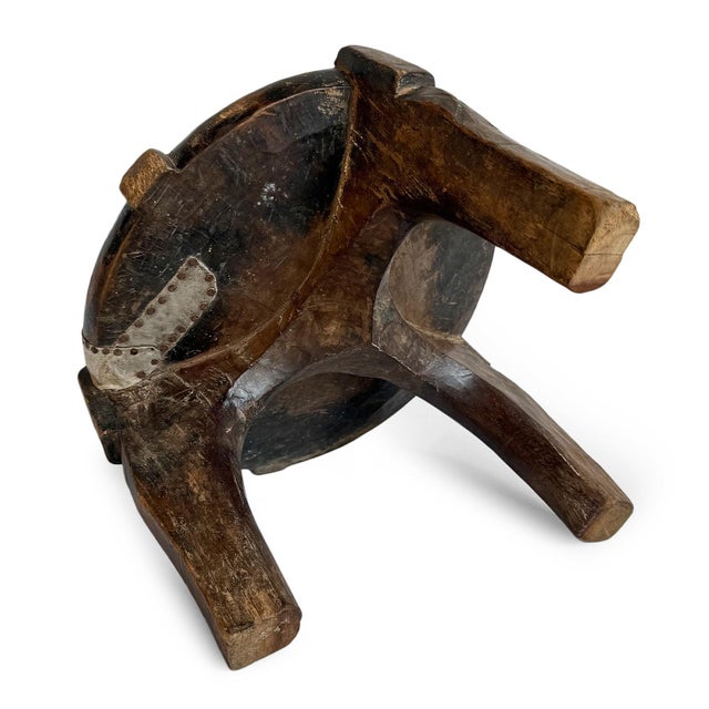 Vintage Tanzania Tribal Hehe Stool For Sale In Los Angeles - Image 6 of 6
