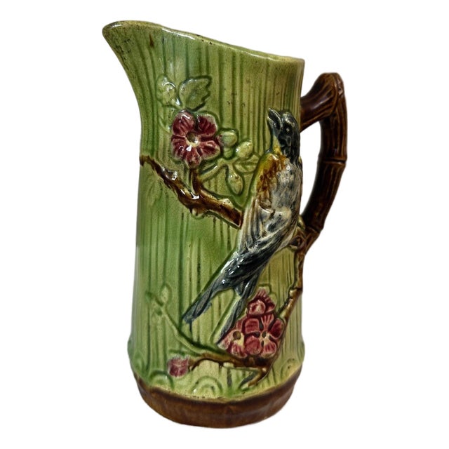 Earthenware Slip Jug, 1890s For Sale