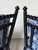 Black Modern Black Ebonized Bobbin Spindle Accent Lounge Chairs – A Pair For Sale - Image 8 of 12