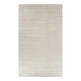 Rug & Kilim’s Oversized Contemporary Textural Solid Rug in Light Beige Tones - 12x20 For Sale