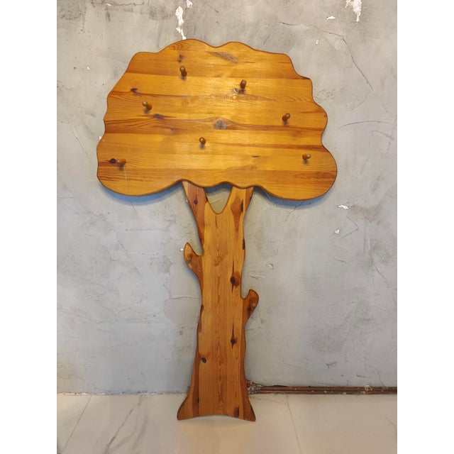1980s Vintage Tree Wardrobe Sculpture in Pine from Ikea, 1980s For Sale - Image 5 of 6