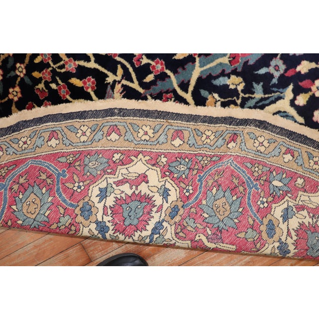 Islamic Antique Indian Pictorial Rug - 10'10" x 10'11" For Sale - Image 3 of 12