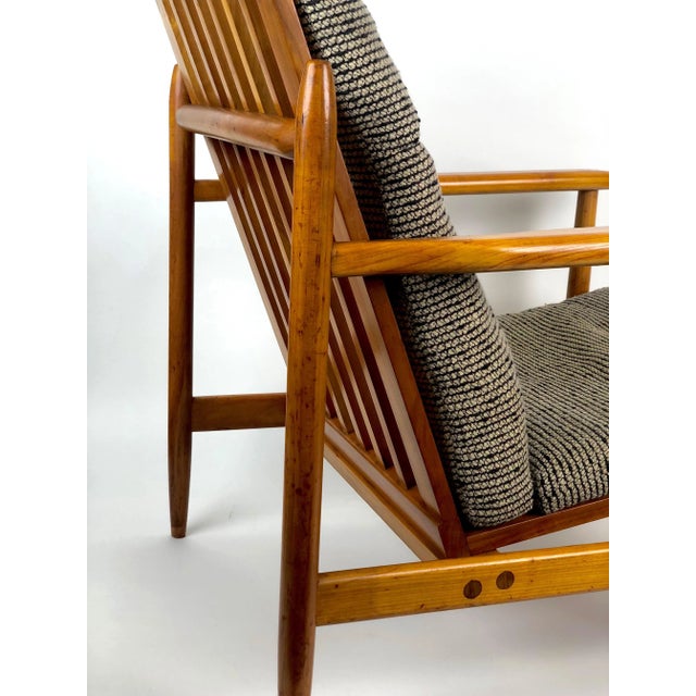 Armchair from Uluv in Cherry Wood, 1960 For Sale - Image 8 of 13