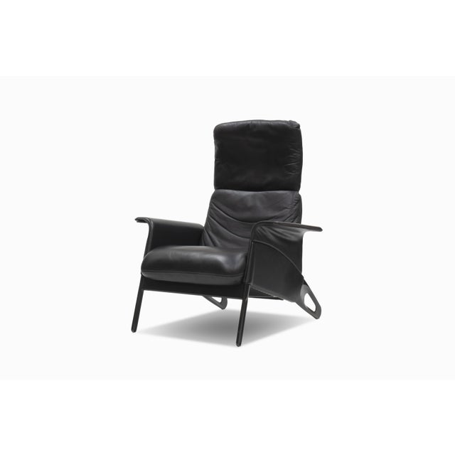 Animal Skin Vintage Lounge Chair and Ottoman by Geoff Hollington for Herman Miller For Sale - Image 7 of 12