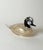 A charming and finely crafted Italian Murano art glass duck sculpture, dating from approximately the 1970s. The stylized...
