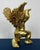 Set of 3 Vintage Hollywood Regency Gilded Cherub Putti Sculptures - Cast Composite Angels For Sale - Image 4 of 9