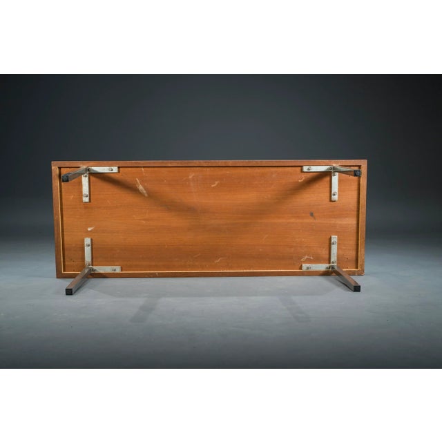 Coffee Table in Rosewood & Chrome, 1960s For Sale - Image 12 of 13