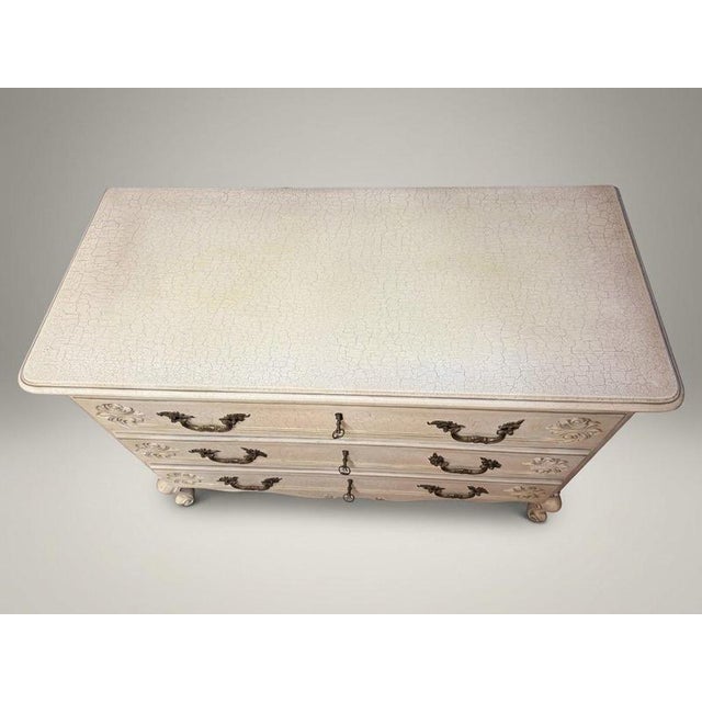 2000 - 2009 French Commode with Crackle Finish Patina, 1900s For Sale - Image 5 of 6