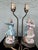 Vintage Rococo Revival Dancing Couple Porcelain Table Lamps – Set of 2, Betson China, C. 1960s For Sale - Image 4 of 10