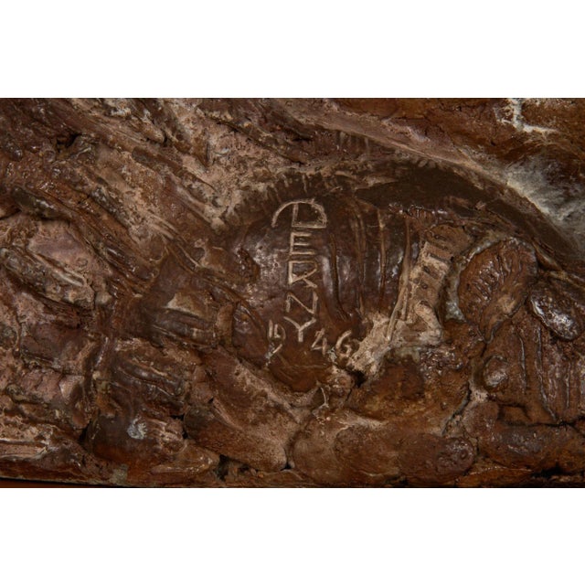 French Modernist Stoneware Sculpture “Serpent” (1946) by Marcel Derny For Sale - Image 9 of 18