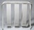 Amisco White Metal Magazine Rack Holder. It's used in good condition with normal signs of wear, contains faint surface...