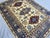 Ivory and Blue Kazak Wool Area Rug With Tribal Medallions, 4'10" X 6'7" For Sale - Image 6 of 15