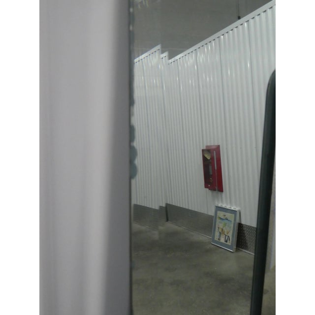 Metal 1980s Vintage Oblong Mirror Within Wall Mirror For Sale - Image 7 of 9