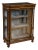 Antique English Inlaid Display Cabinet, 1880 For Sale