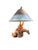 Handcrafted Copper and Sonoran Desert Velvet Mesquite Wood Table Lamp - Organic Modern For Sale - Image 13 of 18