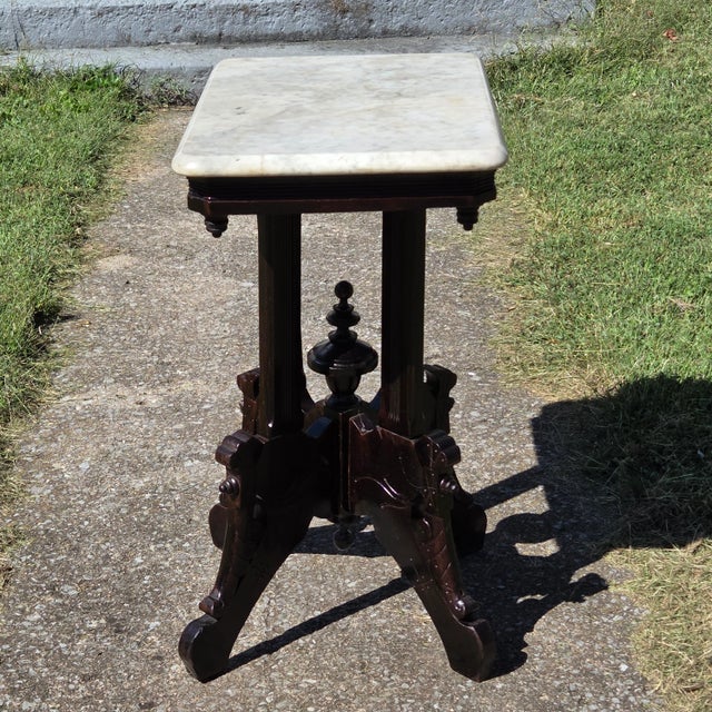 Early 20th Century Victorian Eastlake Occasional Table / Side Table Circa 1900's For Sale - Image 5 of 12