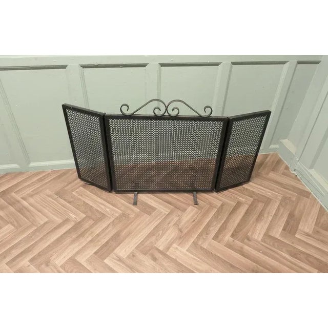 Iron Fire Guard, 1920s For Sale - Image 6 of 8