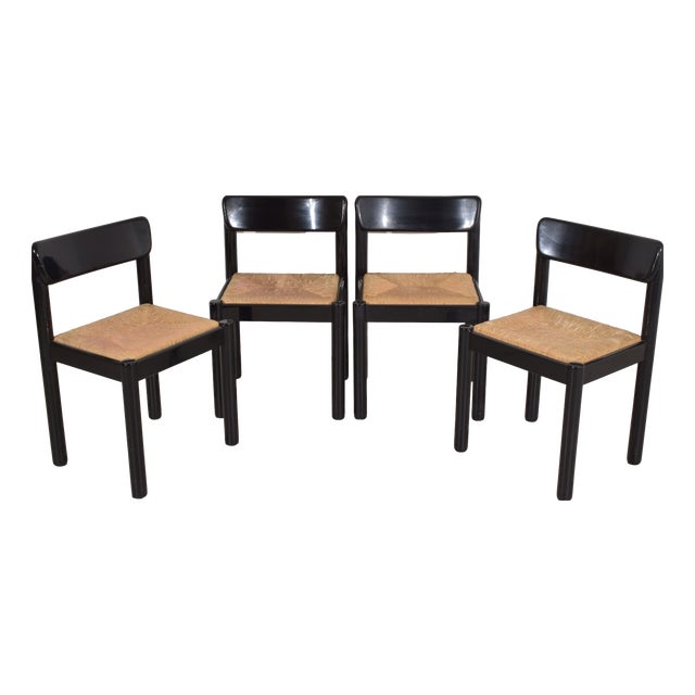 Chairs by Vico Magistretti for Schiffini, 1970s, Set of 4 For Sale