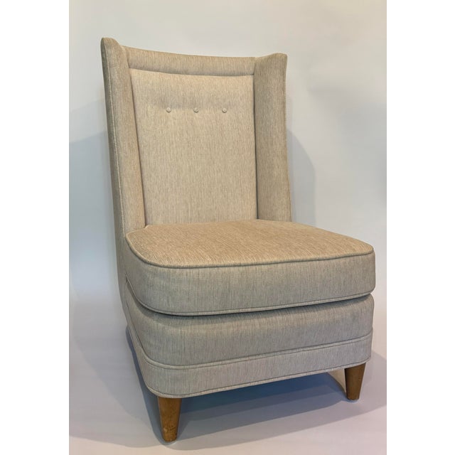 Designed by the famous architect and designer Paul Laszlo in the 1950's these classic slipper chairs have been...