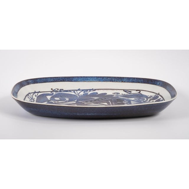 Royal Copenhagen Tenera Faience Bowl by Kari Christensen for Royal Copenhagen, 1960s For Sale - Image 4 of 8