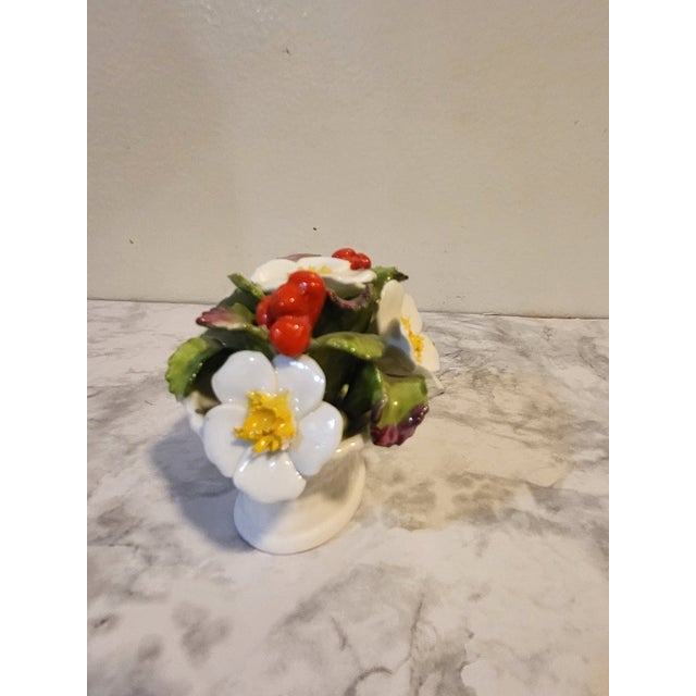Late 20th Century Fine Bone China Hand Modelled Hand Painted Aynsley England Radnor Staffordshire Bouquets For Sale - Image 5 of 12
