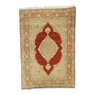 Antique Tabriz Haji Jalili Rug 3'9'' x 5'6'' For Sale